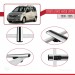 Toyota Yaris Verso (Xp20) 2000-2005 Arası Ile Uyumlu Basic Model Ara Atkı Tavan Barı Gri̇ 3 Adet
