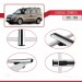 Vauxhall Combo D 2012-2018 Arası Ile Uyumlu Basic Model Ara Atkı Tavan Barı Gri̇ 3 Adet