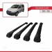 Volkswagen Caddy 2003-2010 Arası Ile Uyumlu Ace-1 Ara Atkı Tavan Barı Si̇yah 4 Adet Bar
