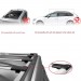 Volkswagen Caddy 2010-2015 Arası Ile Uyumlu Fly Model Ara Atkı Tavan Barı Gri̇ 4 Adet Bar
