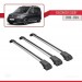 Volkswagen Caddy 2020 Ve Sonrası Ile Uyumlu Ace-1 Ara Atkı Tavan Barı Gri̇ 3 Adet Bar