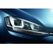 Volkswagen Golf Uyumlu 7 U Led Far Silver Haraketli Sinyal -(Uzun Kısa Led Aydınlatmalar Farın İçinde)