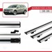 Volkswagen Passat Alltrack (B7) 2012-2015 Arası Ile Uyumlu Basic Model Ara Atkı Tavan Barı Gri̇ 3 Adet