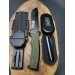 İsme Özel 23 Cm Sert Kılıflı Avcı Bıçağı Ve Clipper Metal Çakmak