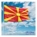 Makedonya Devleti Gönder Bayrağı 70X105 Cm