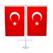 T- Tipi Türk Masa Bayrağı (15'Lik)