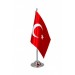 Türk Masa Bayrağı Direksiz 15X22,5 Cm