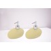 Banyo Seti Sıvı Sabunluk 2 Adet Sarı Petek Desenli Poliresin 14X8X14Cm 400Ml