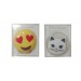 Kalp Emoji,Kedi Cep Sobası,El Isıtıcı,2 Adet Sıcak Su Torbası Pvc 9Cm