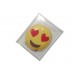 Kalpli Emoji Şekilli Cep Sobası,El Isıtıcı Sıcak Su Torbası Pvc 9Cm
