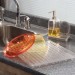 Sünger Hediyeli Akrilik Çelik Süngerlikli Sıvı Sabunluk Forma Model 16X8X20Cm 473Ml