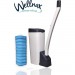 Wellnax Özel Süngerli Tuvalet Temizleme Seti - Kullan At Süngerli Mavi Su Ve Deterjanlı Tuvalet Fırçası