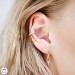 Kuyumcudukkani Yeni Trend Noktalı Ear Cuff -11Mm