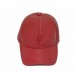Ayarlanabilir Deri Şapka Kırmızı