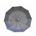 Marlux Ahşap Sap Tam Otomatik Şemsiye Desenli Siyah