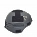 Taktikal Airsoft Paintball Plastik Kask Siyah Bandanalı