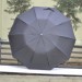 Yarı Otomatik Poliamid Kumaş 10 Telli Şemsiye Siyah