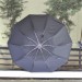 Yarı Otomatik Poliamid Kumaş 10 Telli Şemsiye Siyah