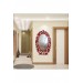 103Cm İşlemeli Desenli Büyük Kapı Yanı Salon Rustik Boy Aynası