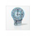 46Cm Sallanır Sarkaçlı Şahküllü Mavi Retro Vintage Duvar Saati