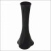 60 Cm Uzun Siyah Fil Ayağı Cam Vazo