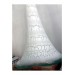 Çatlatma Beyaz Fil Ayağı Devrilmez Cam Vazo, 60 Cm