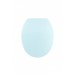 Pembe Krem Mavi Beyaz Renk Jumbo Geniş Kırılmaz 47C Klozet Kapağı Krem