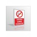Sigara Içmek Yasaktır Içilmez Uyarı Ve Ikaz Levhası 18X24Cm 3Mm