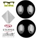 Stepper Titanium Ve Silhouette Gözlük Burunluk Plaket Ped 2 Çift