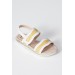 Gold-Beyaz Kız Çocuk Sandalet Lpy-21Y1-045