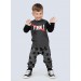 Yes Yıldızlı Erkek Çocuk Pantolon Tshirt Alt Üst Takım Lp-22Win-038