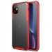 Iphone 11 Kılıf Vonk Hibrit Silikon Kırmızı + Nano Ekran Koruyucu