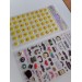 Çocuk Oyun Sticker Çıkarma Seti Emoji Ve Bıyık