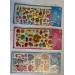 Eğitici Çocuk Sticker Etiket Oyunu 3 Kartela Birden Hayvan Meyve Ve Elbise Serisi