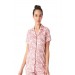 Mod Collection Boydan Düğmeli Gömlek Bayan Pijama Takım