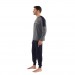 U.s. Polo Assn Sıfır Yaka Pamuklu Uzun Kol Erkek Pijama Takım