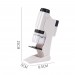 60X 120X Optik Mikroskop + 4 Lamelli + Mobil Telefon Tutacağı
