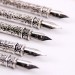 Antik Tüy Divit Kalem Sanatsal Yazma 6 Farklı Kalınlıkta Değişebilir Uç 1 Set Mor Renk