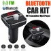 Bluetooth Lcd Araç Kiti Fm Verici Çift Çift Usb Araç Şarjı Dc 5V 3.1A