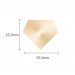 Boş Mum Mühür Pirinç Damga Kafası Diamond Şekil 25.2X29.5Mm Gold