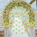 Düğün Doğum Günü Parti Dekoru Kağıt Kelebek Dizesi Açık Yeşil