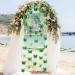 Düğün Doğum Günü Parti Dekoru Kağıt Kelebek Dizesi Degrade Yeşil