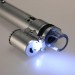 Mikroskop 100X Büyüteç Odaklama Led Işıklı Kalem Tipi