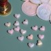 Mühür Mumu Eritme Kalp Boncuk Paket Model No: 103 Gümüş Si̇yah
