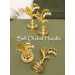 Mum Mühür Damga Kolu Premium Metal Çan Orkidesi Gold
