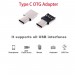 Tip C Usb Otg Konnektör Adaptörü Usb Flash Sürücü S8 Note 8 Android