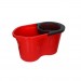 Zambak Plastik Temizlik Seti Kova+Mop+Paspas+Sap Kırmızı Renk