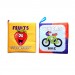 2 Kitap Tox İngilizce Meyveler Ve Taşıtlar Kumaş Sessiz Kitap E126 E132 - Bez Kitap , Eğitici Oyuncak , Hışırtılı