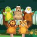 5 Parça Tox Orman Hayvanları Keçe El Kukla Set , Eğitici Oyuncak