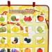 İngilizce Parça-Bütün Meyveler Eşleştirme Oyunu Keçe Cırtlı Duvar Panosu , Eğitici Oyuncak
